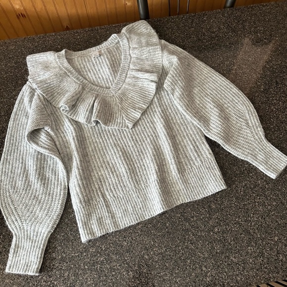 A New Day Ruffled Neck Sweater NWOT - Picture 4 of 7